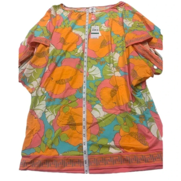 Trina Turk PLAYA DE FLOR SWIM TUNIC Size L - Picture 5 of 7